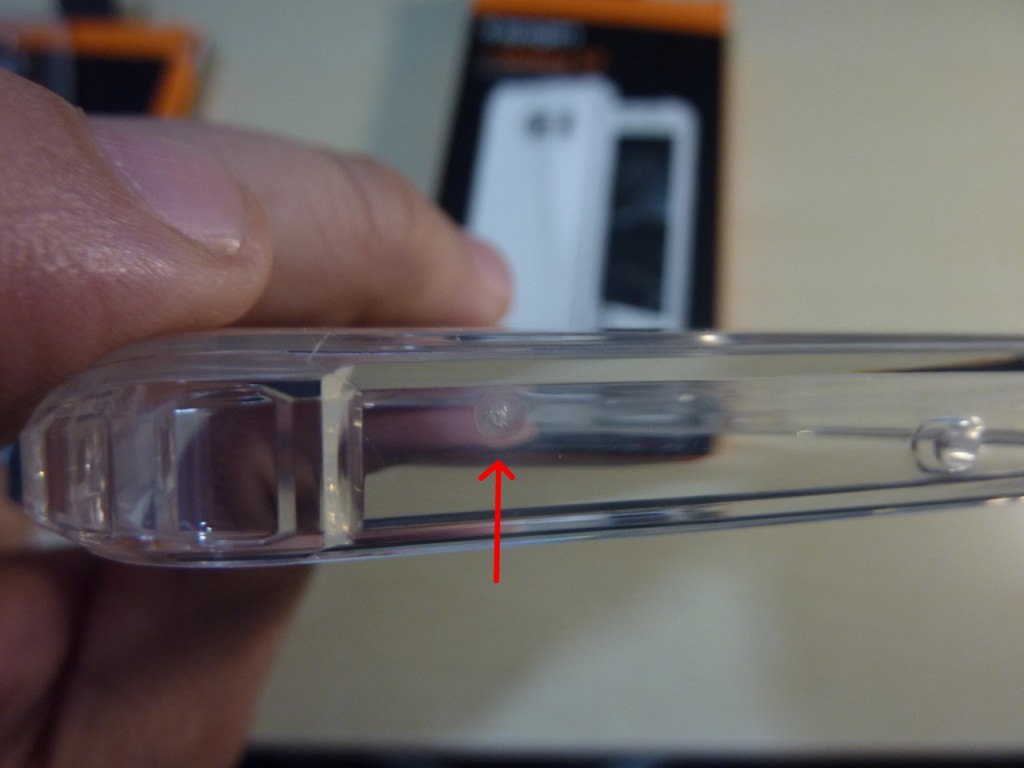 cover protettive spingen per samsung galasy s7 difetto sul frame