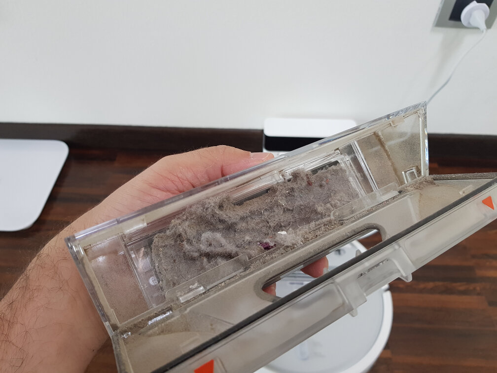 Xiaomi Mi Robot Aspirapolvere apertura svuotametne contenitore polvere